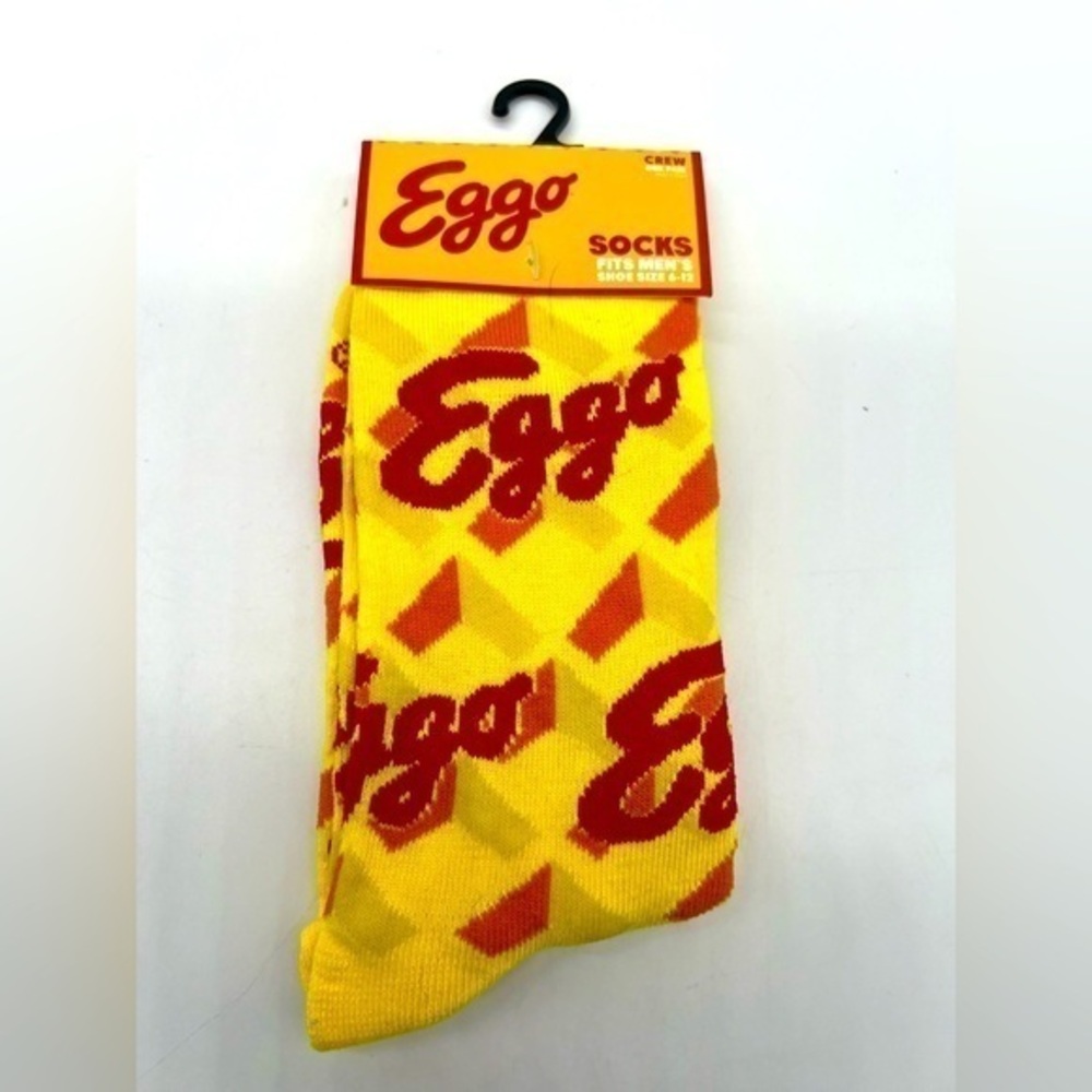 Eggo Waffle socks NWT